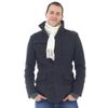 Pure brushed silk scarf - colour: cream