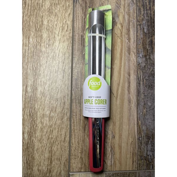 Food Network Apple Corer Soft Grip 8.25” Stainless Steel BRAND NEW