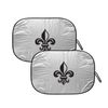 Fleur-De-Lis Dual Panels Universal Fit Folding Windshield Sun Shade