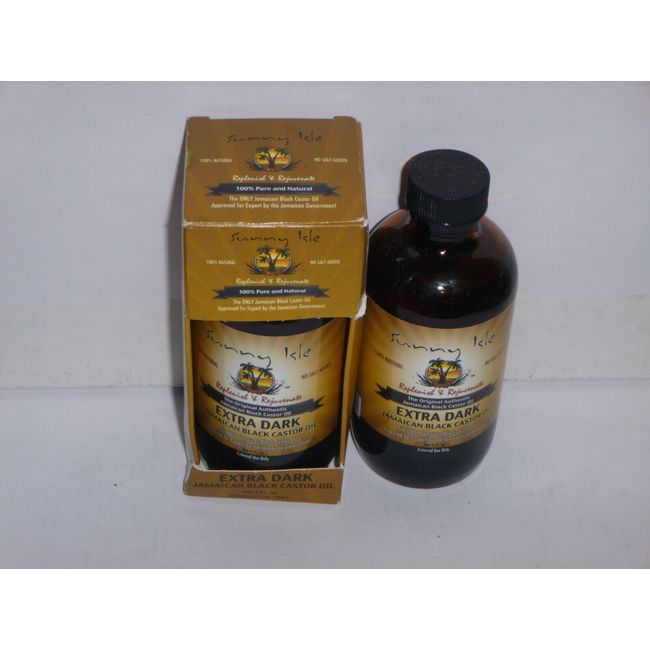 2 The Sunny Isle Extra Dark Jamaican Black Castor Oil - Repairs Damaged Hair 4oz