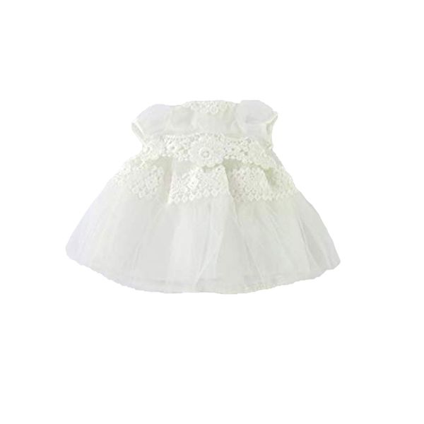 American Fashion World White Lace Communion Dress for 14-Inch Dolls | Premium Quality & Trendy Design | Dolls Clothes | Outfit Fashions for Dolls for Popular Brands