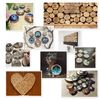 William Craft Unfinished Natural Wood Slices 20 Pcs 2.75-3.1 inch Wood Coaster Pieces Craft Wood kit Circles Crafts Christmas Ornaments DIY Crafts with Bark for Crafts Rustic Wedding Decorationbirch