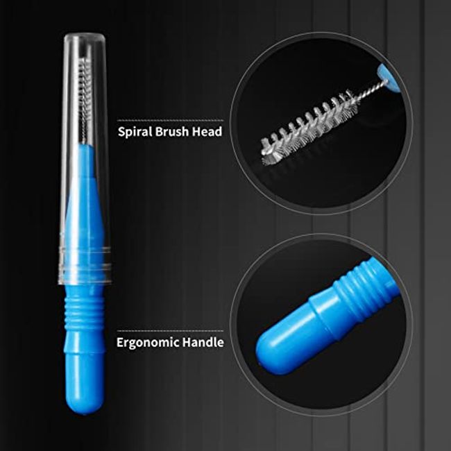 Long Handle Spiral Dental Brush