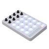MIDI Pad Controller with 16 RGB Backlit Pads, Aftertouch, 8 Assignable Knobs, Note Repeat Full Level Key, Portable Size, Long Battery Life