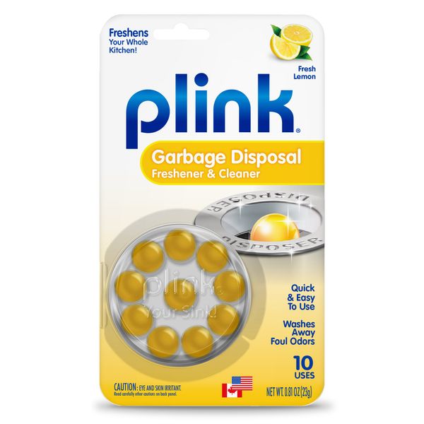 Plink Garbage Disposal Cleaner and Deodorizer Capsules, 4-Pack, 40 Uses Total