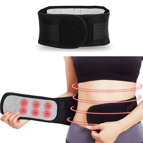 Jtseveny Self-Heating Lower Back Support Belt for Women and Men, Lumbar Support Pain Relief Back Brace