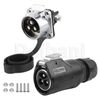 3 Pin Female Only Quick Connect Waterproof Power Connector