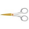Fiskars Micro-Tip Scissors, SoftGrip Precision Cutting Shears, Titanium Blades, 5"