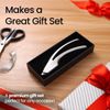Effortless Stainless Steel Garlic Press - No Peeling, Dishwasher Safe & Durable