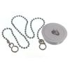 Basin Plug White 44Mm 1 3/4 Inch With 450Mm Chain
