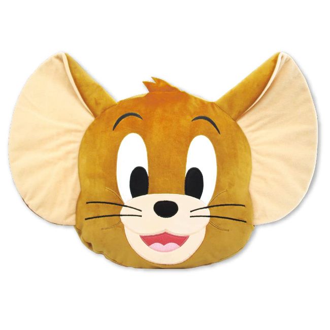 Tees Factory TJ-5529124JR Tom & Jerry Soft Face Cushion, Jelly D9 x W30 x Height 12.2 inches (31 cm)