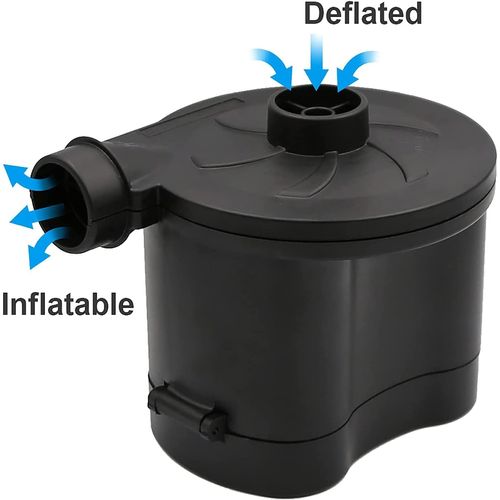 3T6B Electric Air Pump for Inflatables, Battery Powered Wireless Air Pump for Mattress with 3 Nozzles, Quick-Fill Blower Inflator/Deflator for Outdoor Camping, Air Mattress, Inflatable Couch, Pool Toy