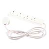 CED 4-Way Extension Lead 13amp 2m Neon White CEDTS4213M