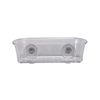 Croydex PA120632 Press 'N' Lock Suction Fit Long Basket, Silver