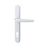 Yale Sparta Lever/Lever Door Handle Set Long Back Plate - White