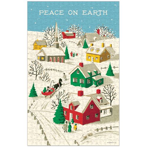 Cavallini, 500-Piece Puzzle, Peace on Earth
