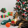 Kole Christmas Cat Stocking, 6 Assorted Toys, Medium Breeds