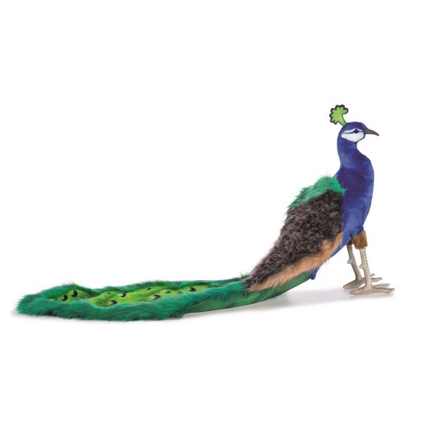 Hansa Peacock Plush 33cmH/100cmL