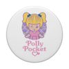 Polly Pocket - Doll Winking With Quilted Background PopSockets Swappable PopGrip