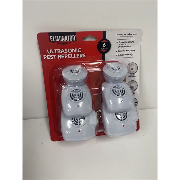 Eliminator Ultrasonic Pet Repellers 6 Pack Brand New