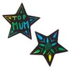 Star Scratch Art Magnets (Pack of 10)