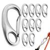 Spring Link - Lock Fastener Hook,Clip Egg Shape Multifunctional Quick Release for Hiking Camping Keys Rvs Water Bottles