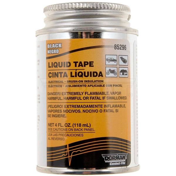 Dorman 85296 4FL Oz. Black Liquid Electrical Tape