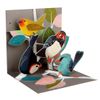 Pop Up Birch Tree Birds Greeting Card