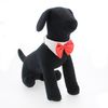 DOGGIE DESIGN Red Satin Dog Bow Tie Collar