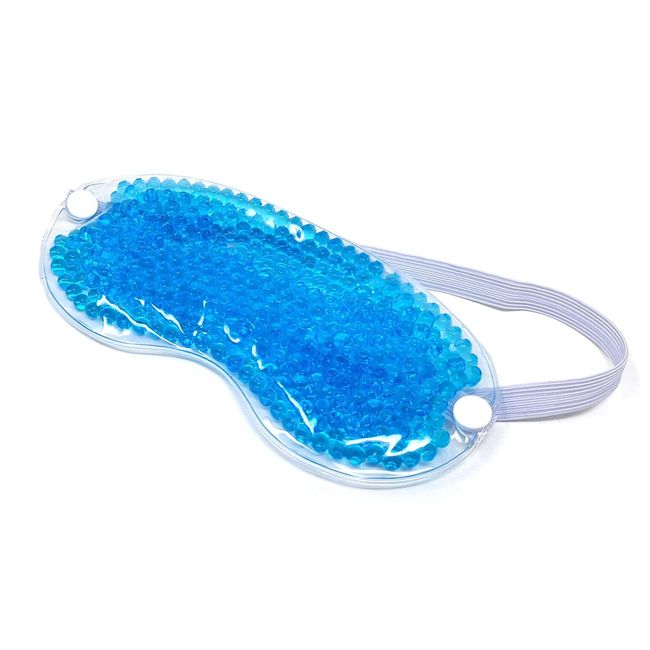 Gel Bead Heating Cooling Sleep Mask Reusable Hot Cold Ice Pack Puffy Dry Eyes