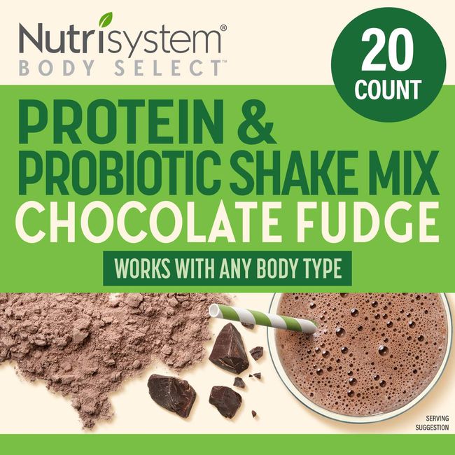 Nutrisystem Shake Mix, Chocolate Fudge, Turbo Shake