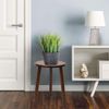 2 Pack Small Round Side Table Mid Century Tripod Plant Holder End Display Stand