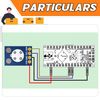 A-DIGISHUO GY-906 MLX90614ESF Infrared Temperature Sensor Module Non-Contact Infrared Temperature Sensor Module IIC I2C 3-5V