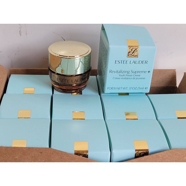 Estee Lauder Revitalizing Supreme+ Youth Power Creme .17oz/5mL-2oz Total-QTY 12