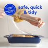 Wrap'n Snap Dispenser Plastic Wrap Cutter Food Storage Easy Refill