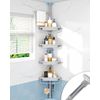 Rustproof Shower Caddy Corner for Bathroom,Bathtub Storage Organizer for Shampoo