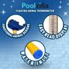 Poolzilla Floating Whale Thermometer for Pools, Spas, Hottubs, & Aquariums - Shatter Resistant