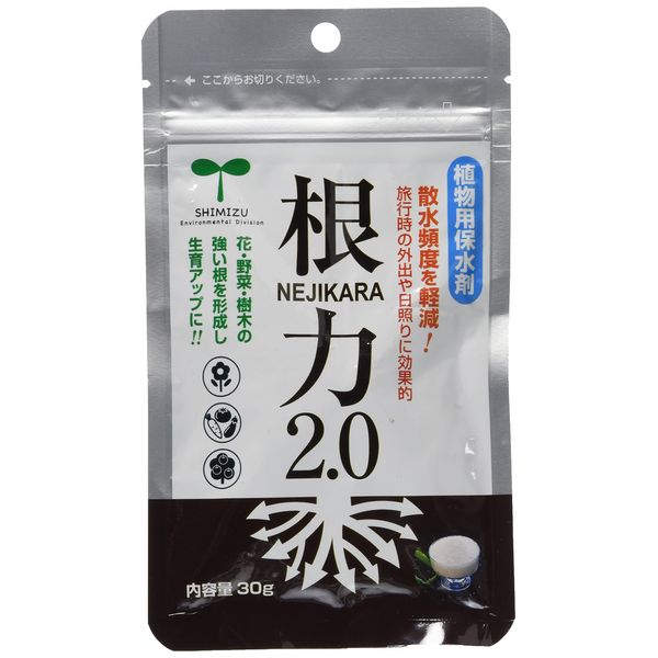 Shimizu, Shimizu, Gardening, Plant Water Retention Polymer (NEJIKARA), 0.08 oz (2.0 g), 1.1 oz (30 g)