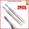 Dental Scalpel Handle #3 Knife Blade holder Surgical Instruments 2Pcs