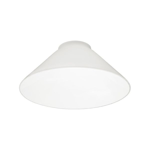 White Cone Shade With 3 1/4" Fitter
