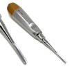 10 PCS Straight & Curved Dental Surgery Extraction Luxating Elevators 1.5mm-5mm