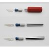 17PCS Hobby Knife Set Craft Razor Exacto Blade Cutter Tool Precision Cutting