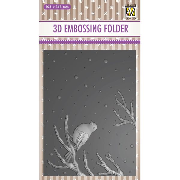 Embossing Folder - Bird on Branch