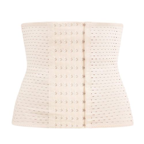 2 Hatch 90344 Corset, Slimming, Slimming, Improves Posture, Diet, Waist, Neck, Stretchy, Breathable, Tightening, beige