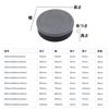 winova 4pcs Plastic Pipe End Cover Caps Protector Black Pipe End Caps