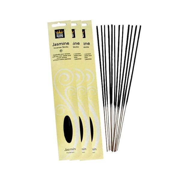 Incense King Collection Incense Sticks 3 Pack 15 gm Each Jasmin
