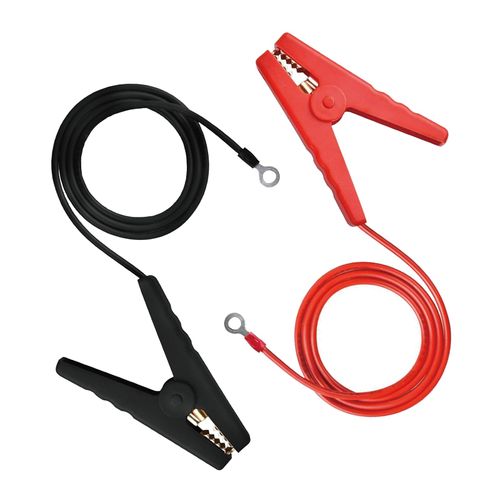 bubusan Fence Jumper Cables with Crocodile Clips, Fence Lead Copper Wire with Alligator Clips for Electric Fence Charger, Solar Electric Fence Connector