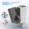 TAILONZ PNEUMATIC 3/8" Copper Nickel Ball Valve Disconnect Switch, 3/8 PT External Thread x Internal Thread Pipe Fitting