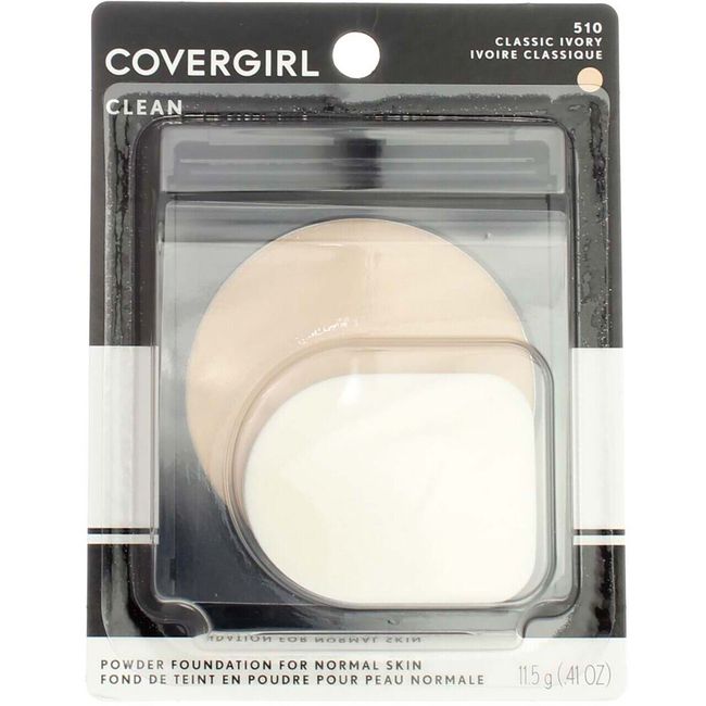 CoverGirl Simply Powder Foundation, Classic Ivory 510, 0.41 oz