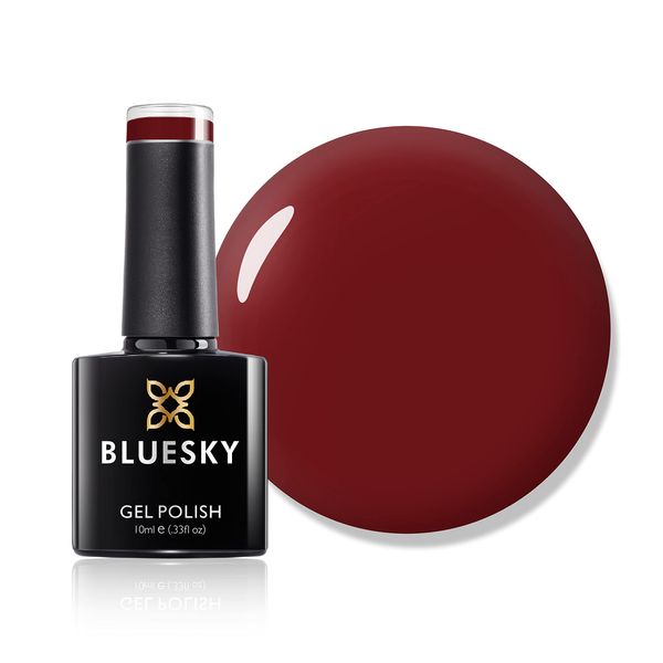 Bluesky Gel Nail Polish, Paradise Deep Red 80575, Dark Red, Long Lasting, Chip Resistant, 10ml (Requires Drying Under UV LED Lamp)